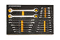 GearWrench Combination Ratcheting Wrench Modular Tool Sets - 86526