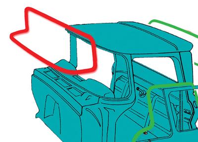 Brothers Trucks Weatherstrip Seals - W387STD