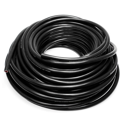 HPS High Temp 1/2" ID (13mm) Reinforced Silicone Heater Hose Black - 100F