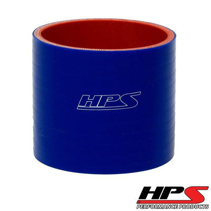 HPS 5" ID, 4" Length, Silicone Straight Coupler Hose, High Temp 4-ply Reinforced, 127mm ID, Blue
