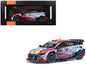 Hyundai i20 N Rally1 #11 Thierry Neuville - Martijn Wydaeghe Winner "Rallye Monte-Carlo" (2024) 1/18 Diecast Model Car by IXO Models  free shipping USA
