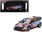 Hyundai i20 N Rally1 Hybrid #11 Thierry Neuville - Martijn Wydaeghe "Hyundai Shell Mobis WRT"  Winner WRC "Monte Carlo Rally" (2024) 1/18 Model Car by Top Speed  free shipping USA