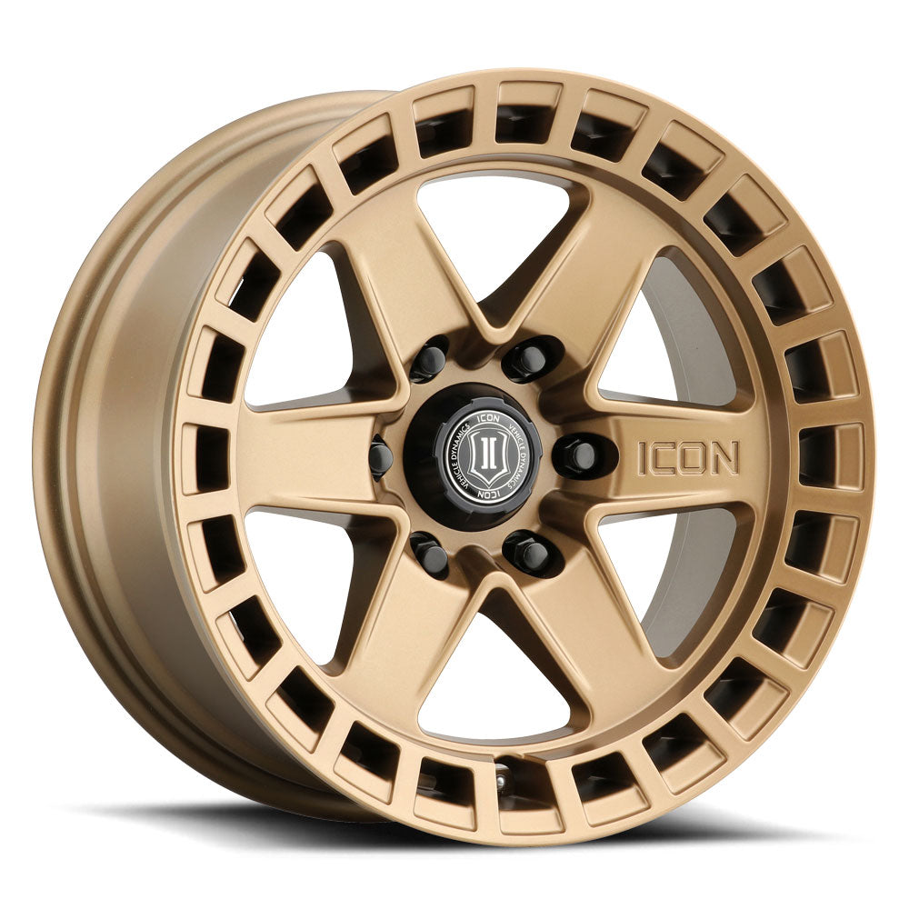 ICON ALLOYS RAIDER BRS SAT - 17 X 8.5 / 6 X 5.5 / 0 MM / 4.75" BS