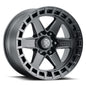ICON ALLOYS RAIDER SAT BLK - 17 X 8.5 / 6 X 135 / 6 MM / 5" BS