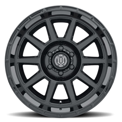 ICON Alloys Recoil Gloss Black 20 X 10 / 5 X 150 -24mm Offset 4.5" BS