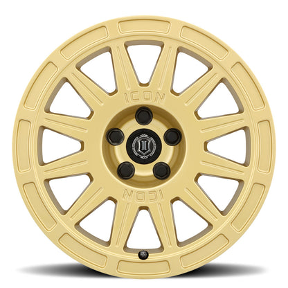 ICON ALLOYS RICOCHET GLS GOLD - 17 X 8 / 5 X 4.5 / 38 MM / 6" BS