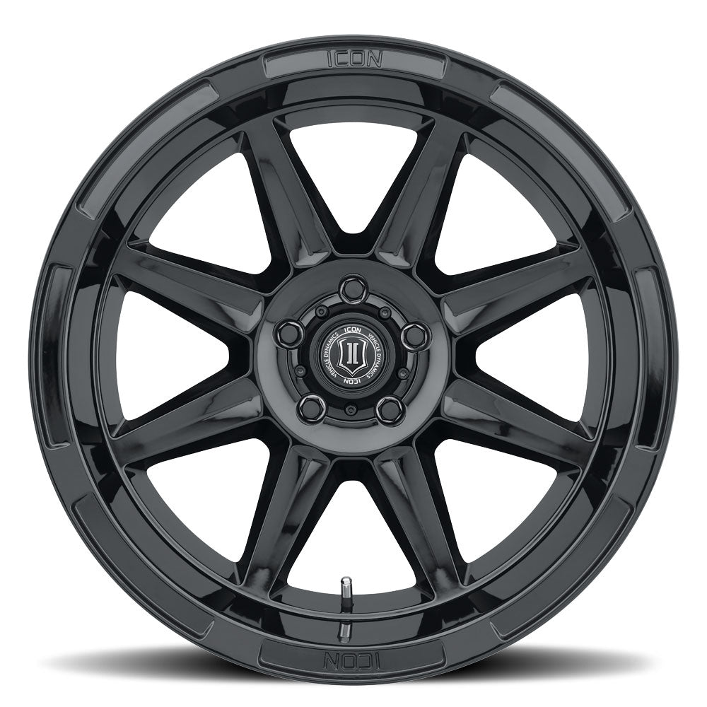 ICON Alloys Bandit Gloss Black 20 X 10 / 5 X 150 -24mm Offset 4.5" BS