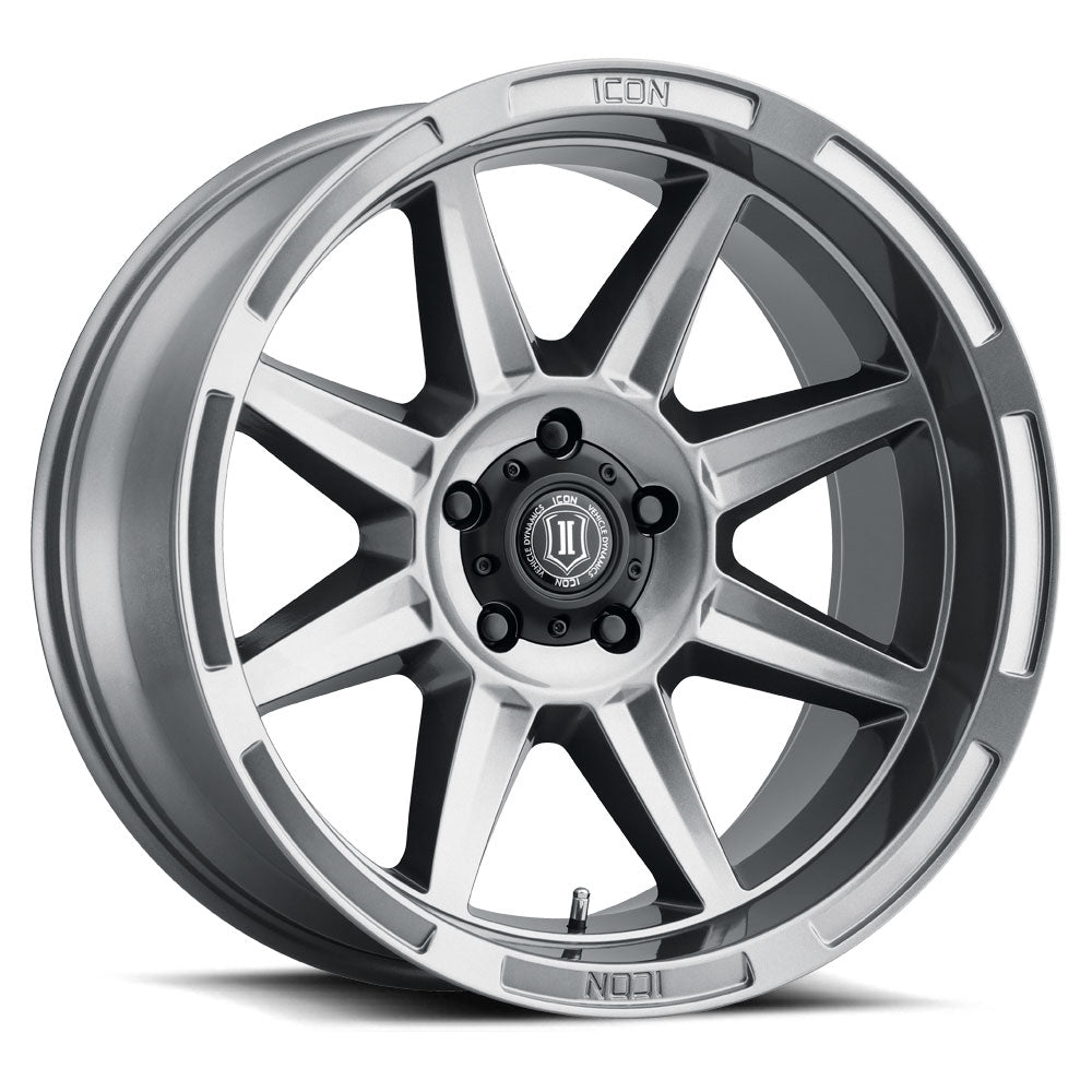 ICON Alloys Bandit Gun Metal 20 X 10 / 5 X 150 -24mm Offset 4.5" BS
