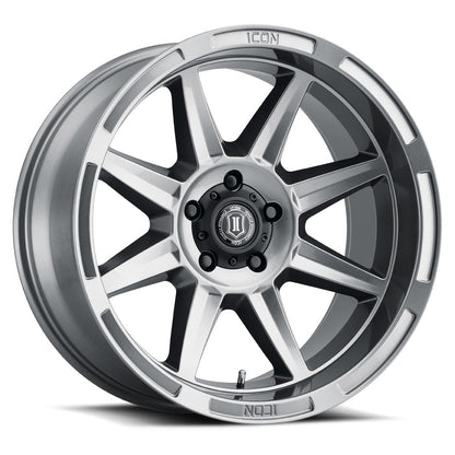 ICON Alloys Bandit Gun Metal 20 X 10 / 5 X 150 -24mm Offset 4.5" BS