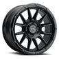 ICON Alloys Cajon Double Black 20 X 9 / 6 X 5.5 0mm Offset 5" BS