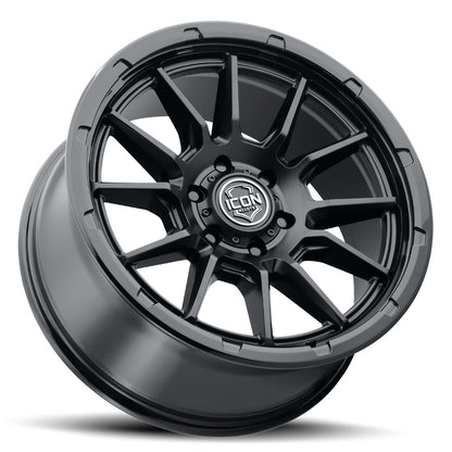 ICON Alloys Cajon Double Black 20 X 9 / 5 X 150 16mm Offset 5.625" BS