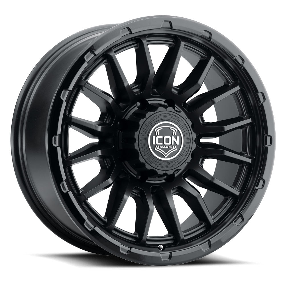ICON Alloys Cajon Double Black 20 X 9 / 8 X 6.5 12mm Offset 5.5" BS