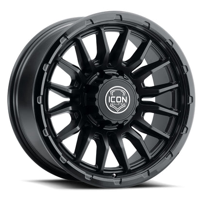 ICON Alloys Cajon Double Black 20 X 9 / 8 X 170 6mm Offset 5.25" BS