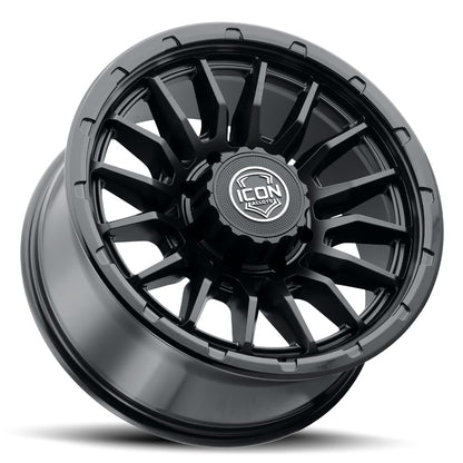 ICON Alloys Cajon Double Black 20 X 9 / 8 X 180 12mm Offset 5.5" BS