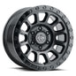 ICON Alloys Hulse Double Black 18 X 9 / 8 X 170 6mm Offset 5.25" BS