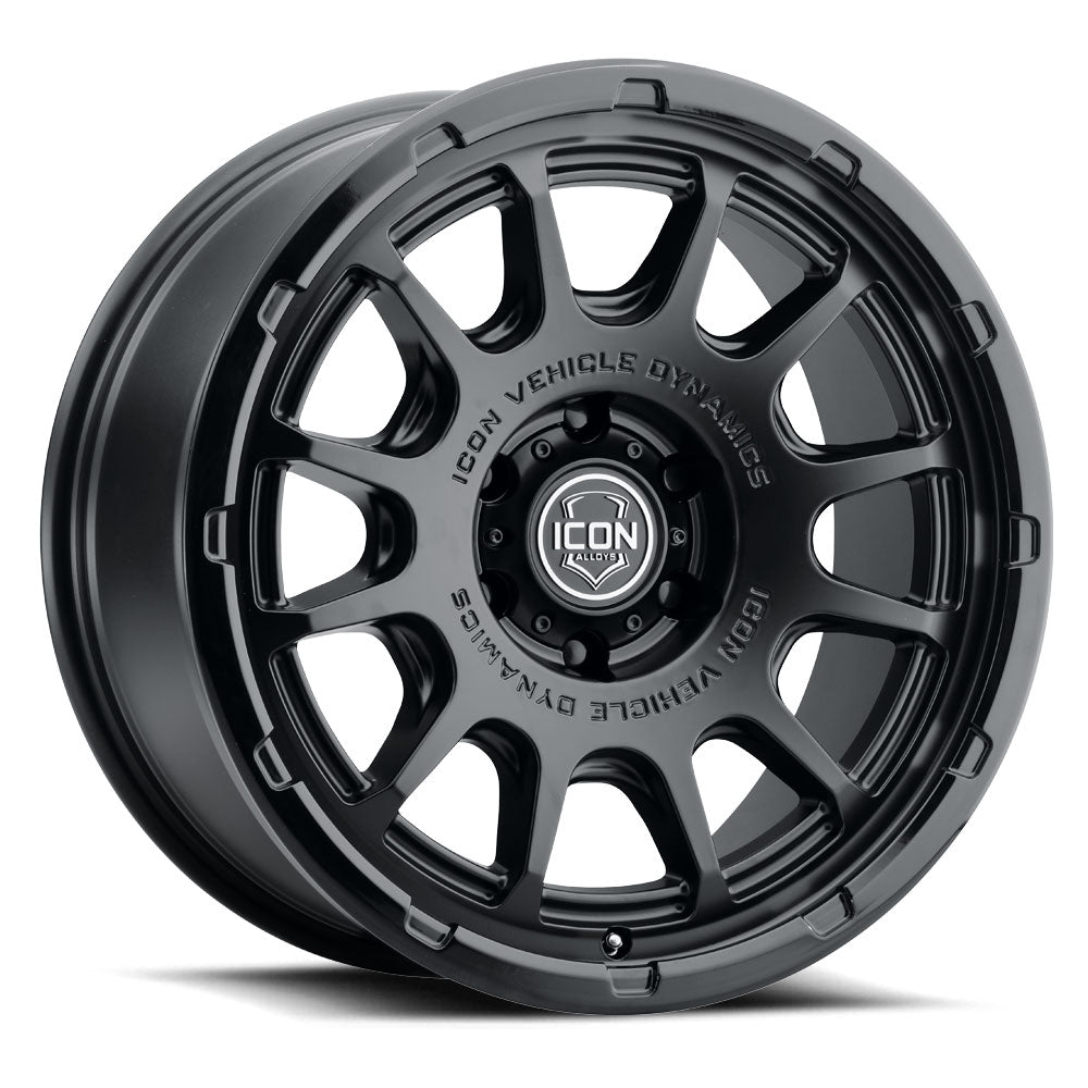ICON Alloys Rancho Double Black 20 X 9 / 6 X 5.5 16mm Offset 5.625" BS