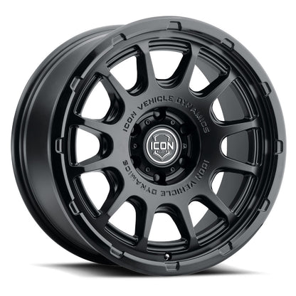 ICON Alloys Rancho Double Black 20 X 9 / 5 X 5 -12mm Offset 4.5" BS