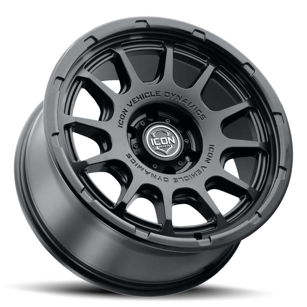 ICON Alloys Rancho Double Black 20 X 9 / 6 X 5.5 16mm Offset 5.625" BS