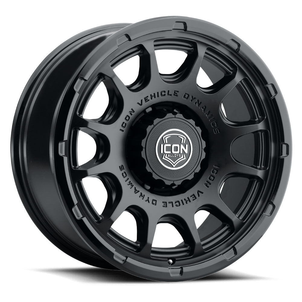 ICON Alloys Rancho Double Black 20 X 9 / 8 X 180 12mm Offset 5.5" BS