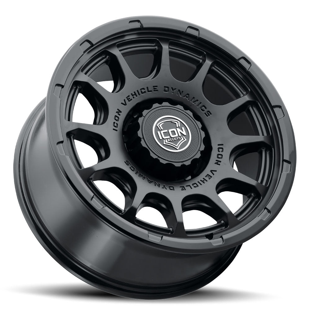 ICON Alloys Rancho Double Black 20 X 9 / 8 X 6.5 12mm Offset 5.5" BS