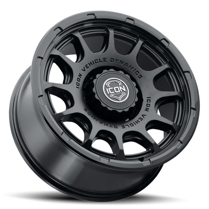 ICON Alloys Rancho Double Black 20 X 9 / 8 X 6.5 12mm Offset 5.5" BS