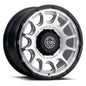 ICON Alloys Rancho Silver Machined W/ Gloss Black Lip 20 X 9 / 8 X 180 12mm Offset 5.5" BS
