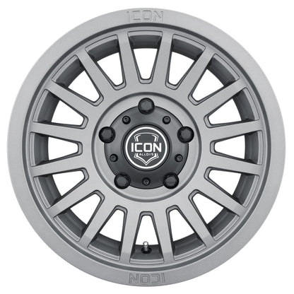ICON Alloys Recon SLX Charcoal 17 X 8.5 / 6 X 135 6mm Offset 5" BS