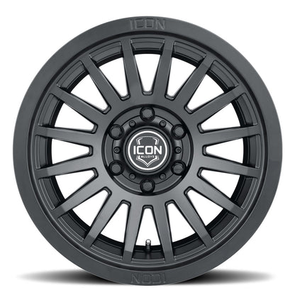 ICON Alloys Recon SLX Satin Black 17 X 8.5 / 6 X 5.5 0mm Offset 4.75" BS
