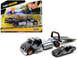 International DuraStar Flatbed Truck #22 and 1988 Ford Mustang LX #22 Matt Black with Gray Graphics "Toyo Tires" "Elite Transport" Series 1/64 Diecast Models by Maisto  free shipping USA