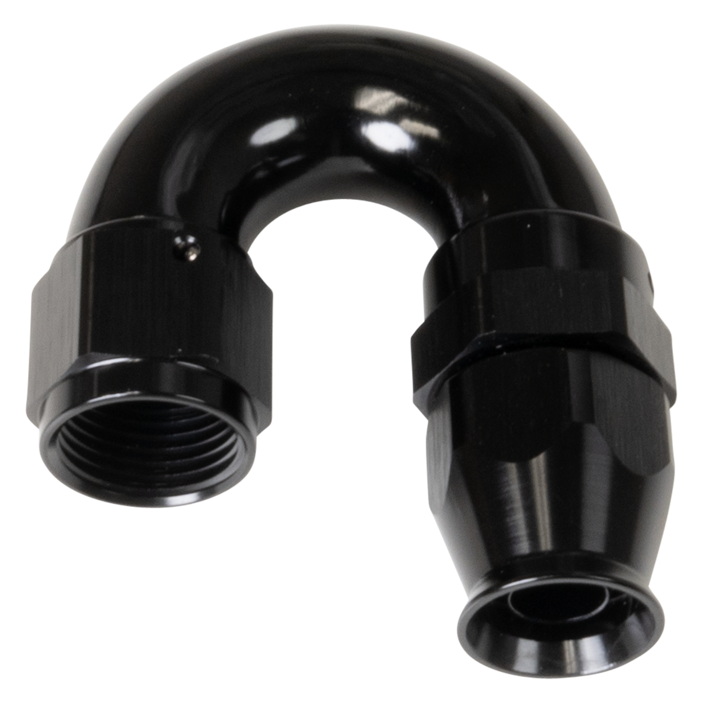 Black 180 -8 Pro PTFE Hose End