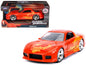 Orange Julius' Mazda RX-7 Orange Metallic with Graphics "Fast & Furious" Series 1/32 Diecast Model Car by Jada  free shipping USA