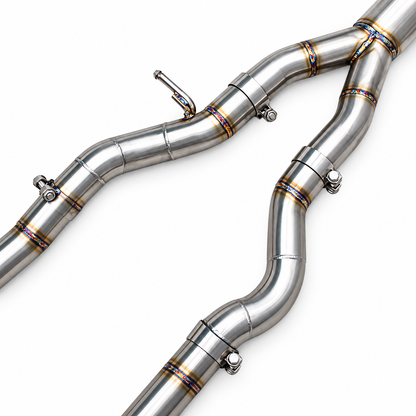 Valved Stainless Steel Catback Exhaust System for Jaguar F‑TYPE V8 5.0T