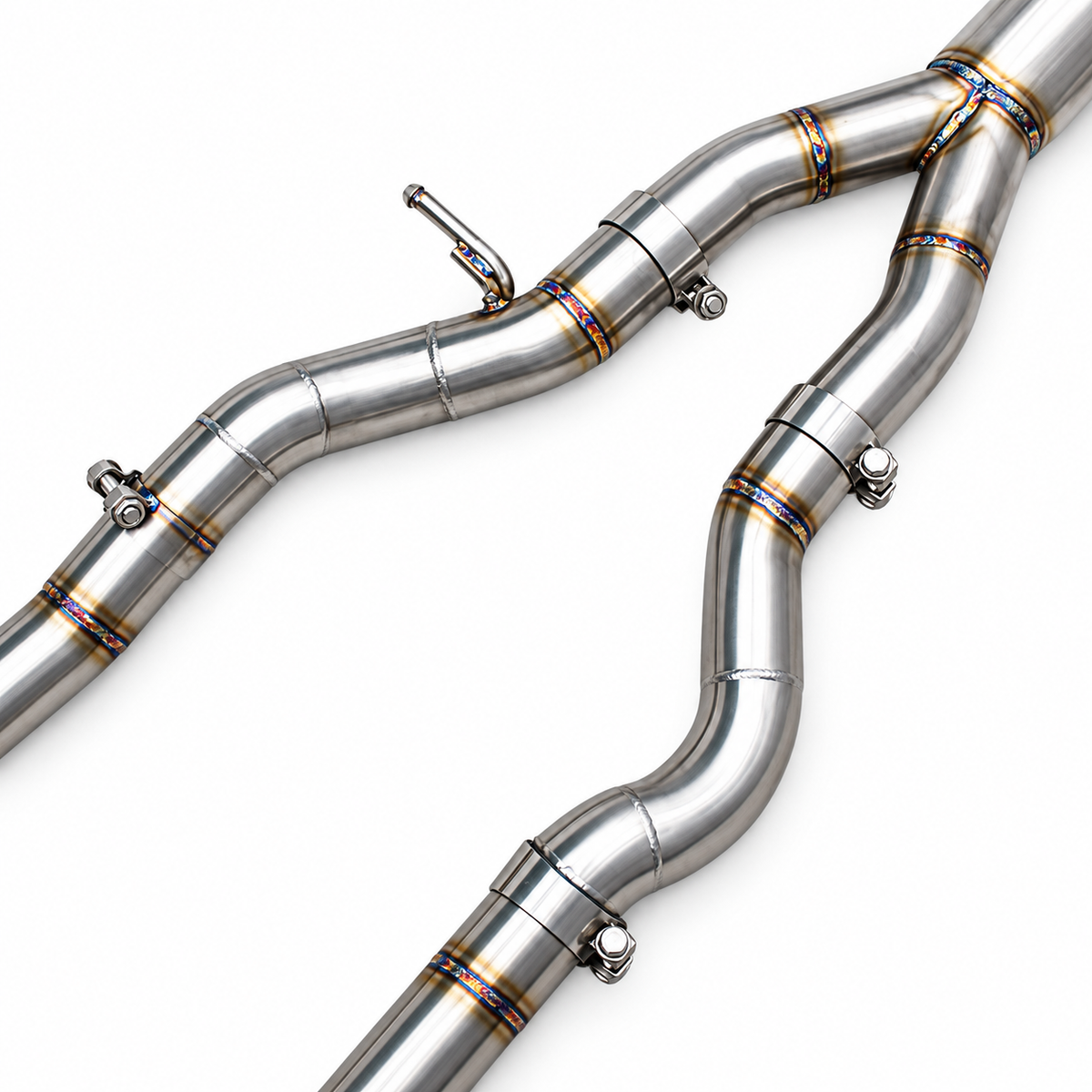Valved Stainless Steel Catback Exhaust System for Jaguar V6 3.0