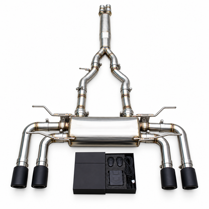 Valved Stainless Steel Catback Exhaust System for Jaguar F‑TYPE V8 5.0T
