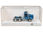 Kenworth T800 Day Cab Blue Metallic 1/87 (HO) Scale Plastic Model Car by HO Logistics  free shipping USA