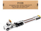 Kenworth T880 SBFA Tridem Truck with Trail King HDG Lowboy Trailer White "Transport Series" 1/50 Diecast Model by Diecast Masters  free shipping USA