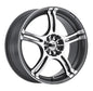 Konig Incident Graphite Machined Wheels - 1N76D08406