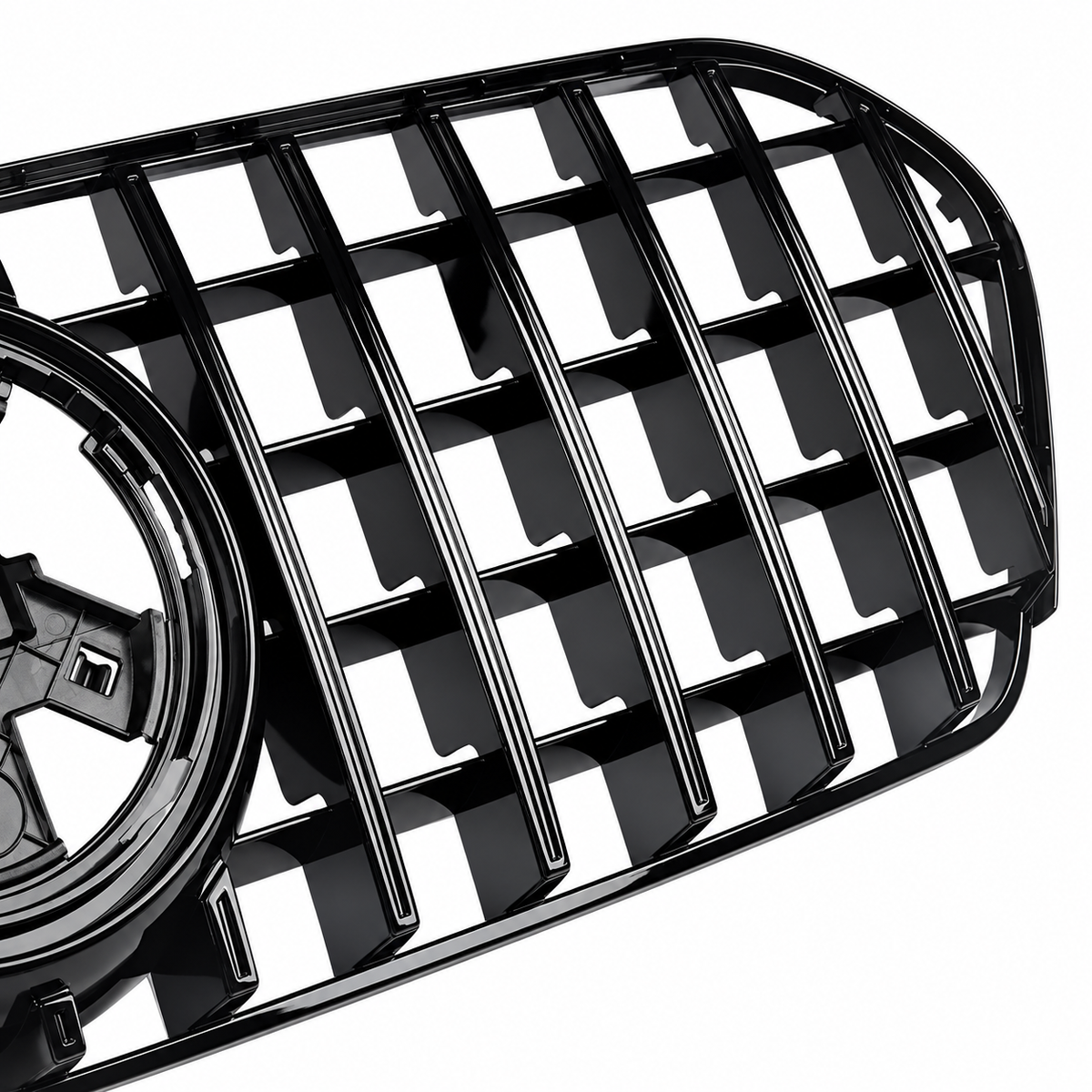 Gloss Black GTR Style Front Grille for Mercedes Benz GLE AMG W167