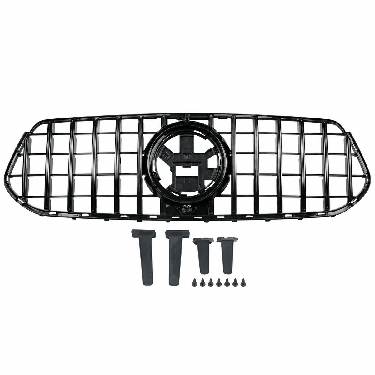 Gloss Black GTR Style Front Grille for Mercedes Benz GLE AMG W167