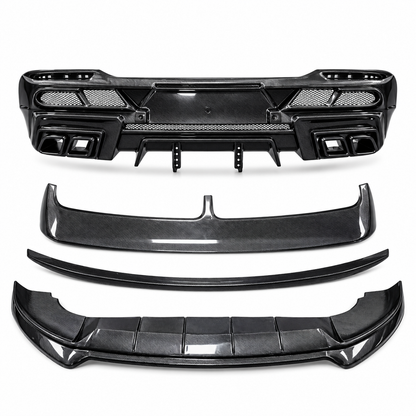 4PC LD Style Carbon Fiber Aerodynamic Body Kit for Mercedes GLE Coupe