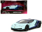 Lamborghini Centenario Light Blue and Purple "Pink Slips" Series 1/32 Diecast Model Car by Jada  free shipping USA