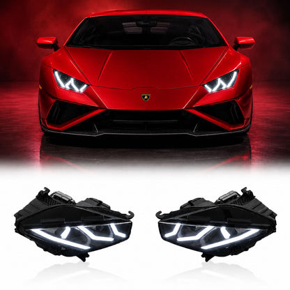 OEM EVO LED Headlight Assembly Set for Lamborghini Huracan LP580 LP610