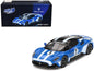 Maserati MC20 #1 Blue with White Stripes and Black Top "Maserati Performance Experience" 1/64 Diecast Model Car by BBR  free shipping USA