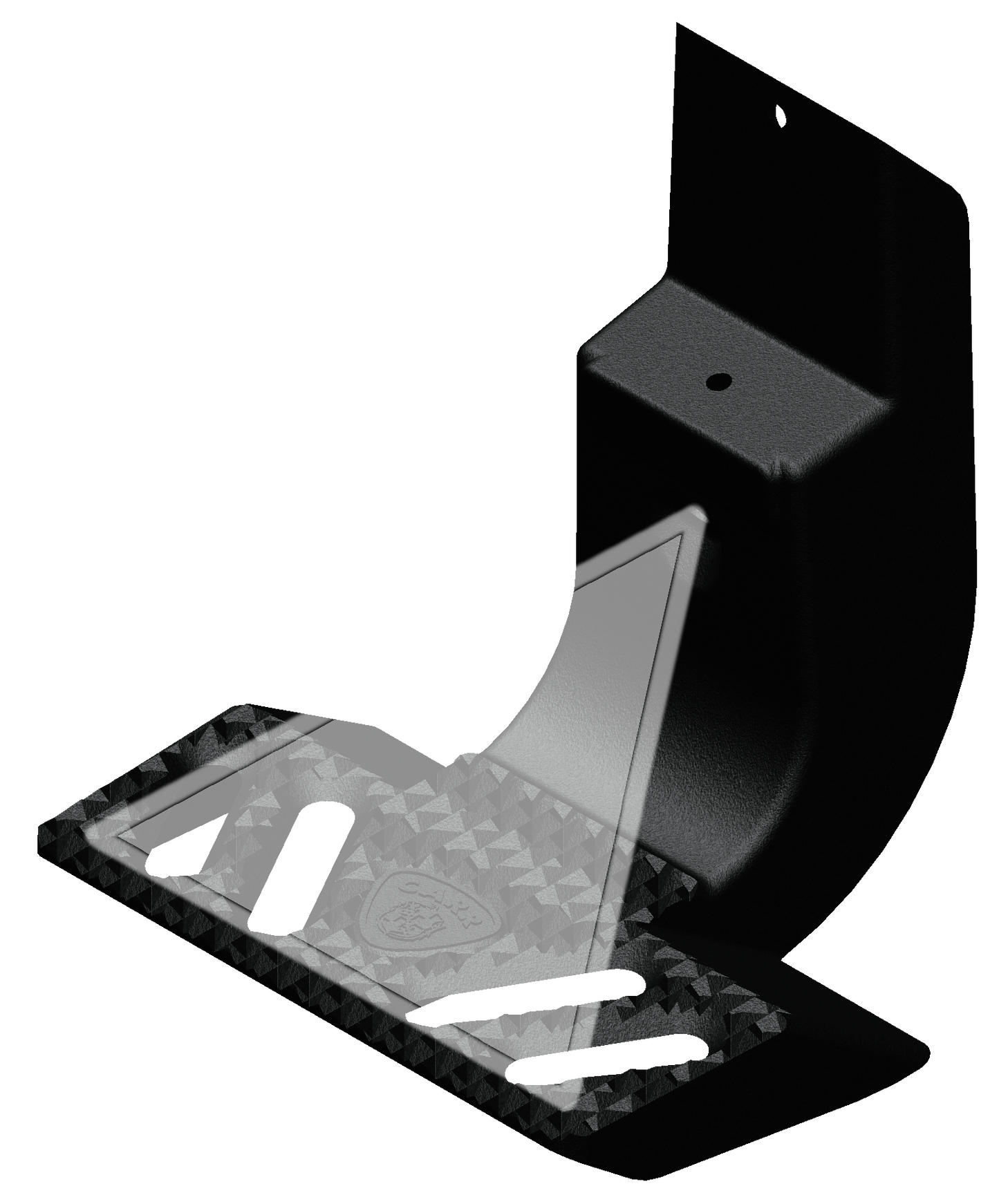 Carr - 140201-1 - MAXno-drill Side Step - Black - Single