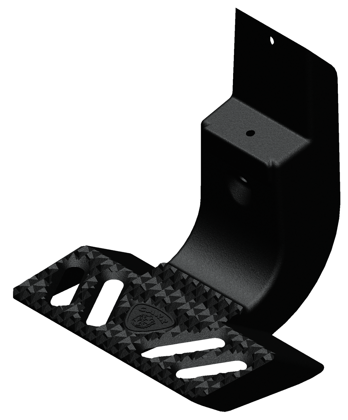 Carr - 140101-1 - MAXno-drill Side Step - Black - Single