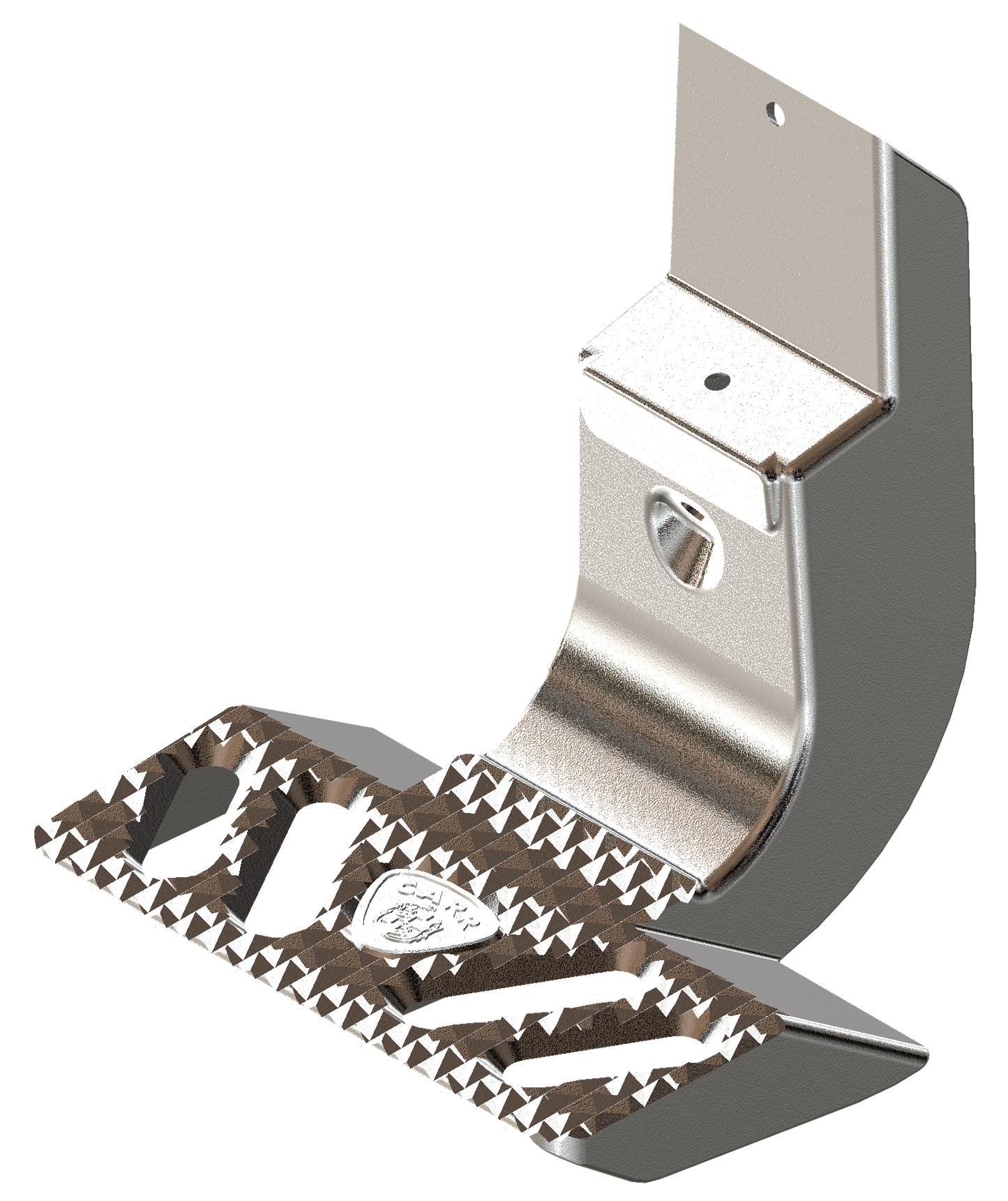 Carr - 140102-1 - MAXno-drill Side Step - Polished - Single
