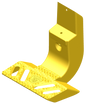 Carr - 140107-1 - MAXno-drill Side Step - Yellow - Single