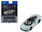 McLaren Speedtail Silver Metallic with Black Top "Hypercar League Collection" 1/64 Diecast Model Car by PosterCars  free shipping USA