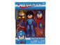 Mega Man 4.5" Moveable Figure (Deluxe Version) with Accessories and Alternate Head and Hands "Mega Man" (1987) Video Game Model by Jada  free shipping USA