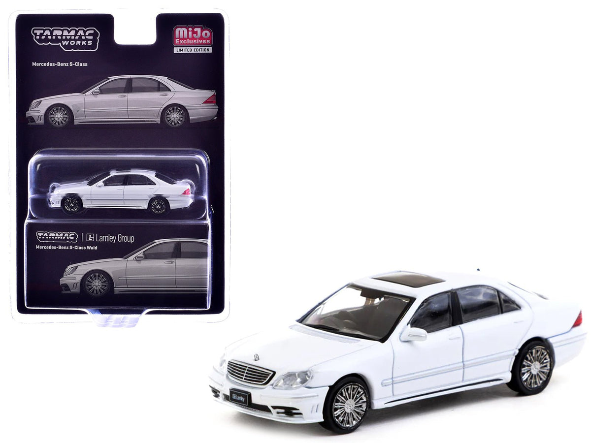 Mercedes-Benz S-Class Wald "Lamley Special Edition" Alabaster White "Global64" Series 1/64 Diecast Model by Tarmac Works  free shipping USA